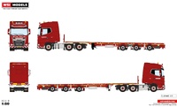 Scania XT with semi low loader Nooteboom MCOS Tadano Imc